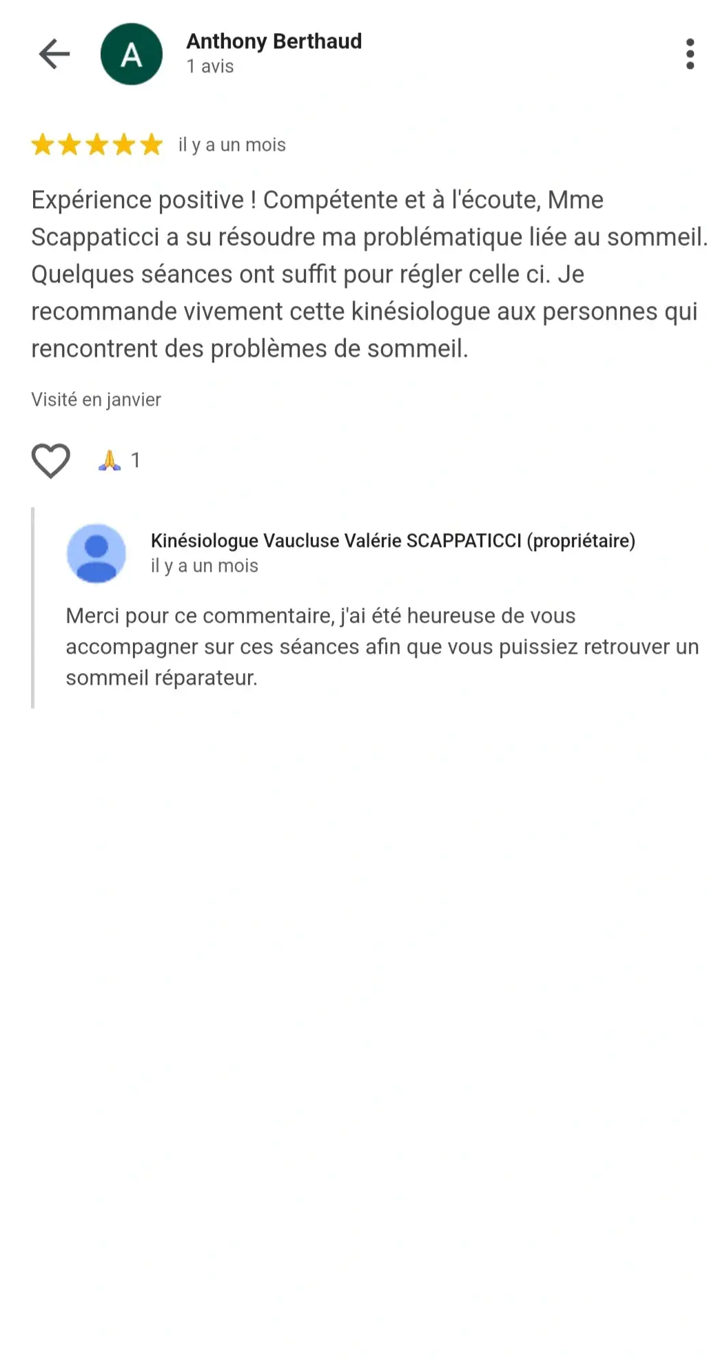 avis client 1