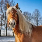 cheval hiver