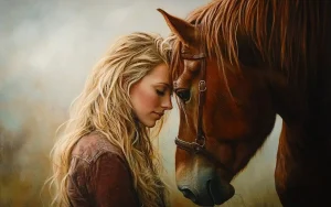 Cheval et son gardien